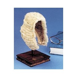 Miniature Ceremonial - Judge's Full Bottom Wig For Display Only