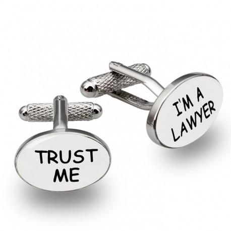 Trust Me - Lawyer Cuff Links